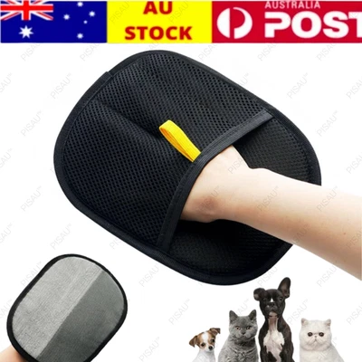 Double-Sided Pet Hair Removal Gloves Reusable Fur Grooming Carpet Tool - image 1 of 4