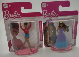 Barbie Princesa, Gimnasia / Juego de 2 adornos para pasteles / ¡Se envía al siguiente día hábil! - Imagen 1 de 3