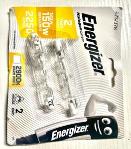 2x Energizer LINEAR 78mm R7s 2250 Lumens Halogen Bulbs 240V ( 120 W ) Dimmable - Picture 1 of 2