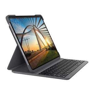 Logitech Slim Folio Pro for 12.9 Inch iPad Pro, QWERTY Italian Layout Graphite i - Picture 1 of 9