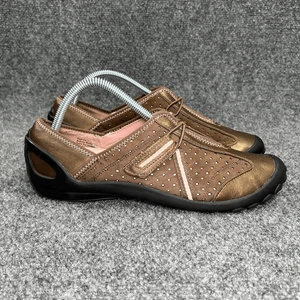 Privo by Clarks Damenschuhe Größe 9,5 braun Leder sportliche Slipper Wandern - Bild 1 von 12