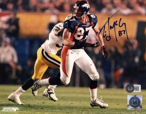 Ed McCaffrey Autographed Denver Broncos 8x10 Photo Beckett 51113 - Picture 1 of 1