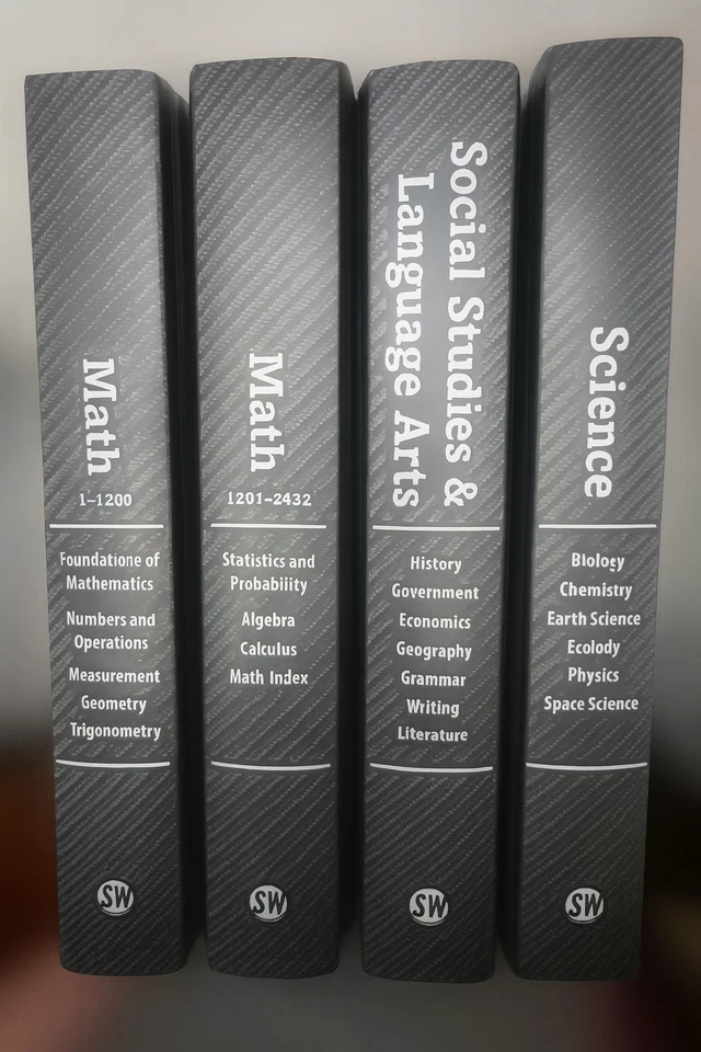 Southwestern Advantage Book Set Math, Social Studies, Language Arts Science - Image 1 of 4
