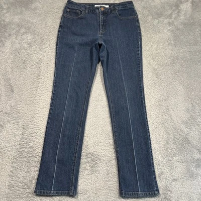 Jones New York Jeans Women’s 10 30x30 Lexington Straight Mid Rise Dark Denim - Image 1 of 4