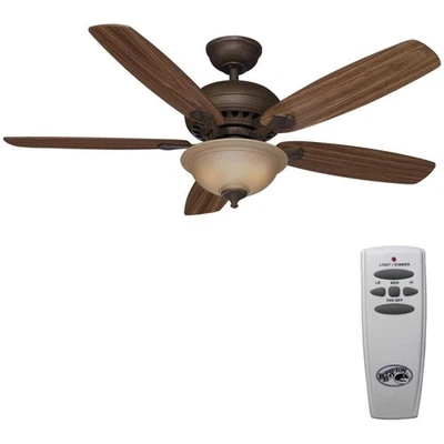 Southwind 52" Indoor LED Ceiling Fan - Venetian Bronze with Light Kit & Remote - Image 1 of 4
