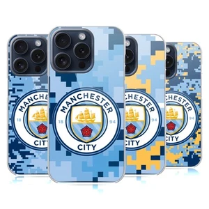 MANCHESTER CITY MAN CITY FC DIGITAL CAMOUFLAGE BACK CASE FOR APPLE iPHONE PHONES - Picture 1 of 11