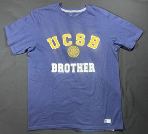 Camisa UCSB Universidad de Santa Bárbara Para Hombre Mediana Azul Hermano - Imagen 1 de 5