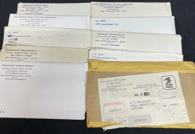 Lot Of  10 U.S. Mint Uncirculated Coins 1965 Thru 1976 - Image 1 of 4