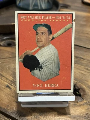 1961 Topps - Yogi Berra MVP #472 *Read - Image 1 of 4