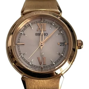 Auth SEIKO LUKIA 1B22-0BH0 410772 Gold Women's Wrist Watch - Picture 1 of 5