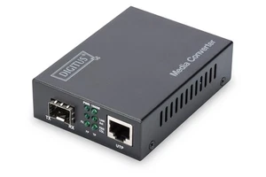 DIGITUS Medienkonverter - SFP Port - Gbit Ethernet - RJ45 / SFP - 10/100/1000Bas - Afbeelding 1 van 6