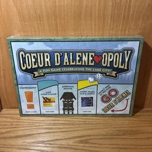 Coeur D'Alene-opoly Brettspiel: Neu & Factory Sealed North Idaho City Lake (1D) - Bild 1 von 4