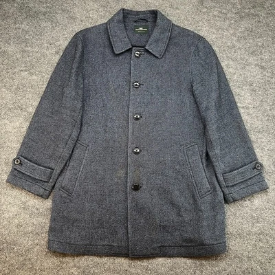 Rodd & Gunn Men's Blue Wool Blend Coat Size Large - Image 1 of 4