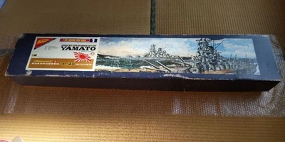 JUNK NICHIMO 1/200 Complete Scale Model Battleship Yamato Plastic model JAPAN VG - Image 1 of 4
