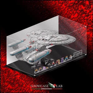 TECA IN PLEXIGLASS ACRILICO-SHOWCASE-TECA PER SET LEGO® 10356-Star Trek: U.S.S. - Foto 1 di 6