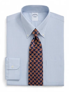 Corbata de seda vintage Brooks Brothers Makers para hombre azul amarillo rojo cachemira - Imagen 1 de 12