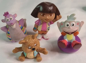 4 Dora The Explorer Figuren Tico Eichhörnchen Stiefel Affe Teddybär Nick Jr - Bild 1 von 1