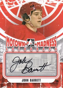 12-13 ITG John Barrett Motown Madness Autograph - Picture 1 of 1