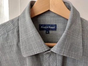 Austen Reed Gent's Casual Grey Check Shirt Size XL. - Picture 1 of 11