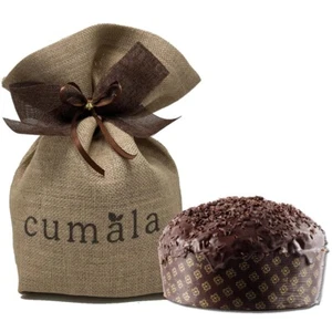 Handgemachter Cumala Panettone mit drei Schokoladensorten,Dunkel,Milch und Weiß - Bild 1 von 9