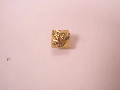 Moose Red Eyed Loyal Order Vintage SWANK Tie Tack Lapel Pin x02 - Image 1 of 4