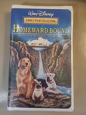 Homeward Bound: The Incredible Journey (Movie/VHS, Used-Good, Vintage) Foto 1 de 4
