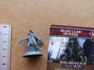 BEAST CLAW HUNTER MINIATURE+CARD/HUNTER'S DREAM/BLOODBORNE KICKSTARTER/G112 - Imagen 1 de 1