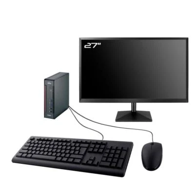 PC Fujitsu Esprimo Q556 Mini Bildschirm 27 " Intel G4400T RAM 16Go SSD 240Go W10 - Bild 1 von 4