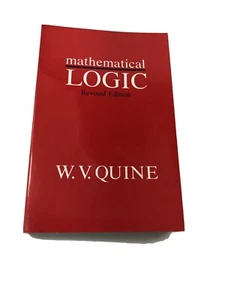 Mathematical Logic, Revised Edition- W.V. Quine Paperback 1981 - Picture 1 of 6