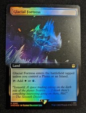 MTG - Glacial Fortress EXTENDED ART FOIL - Universes Beyond: Doctor Who