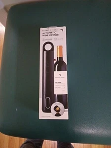 SHARPER IMAGE Automatic Wine Opener Battery Operated w/Foil Cutter House-Warming - Picture 1 of 5