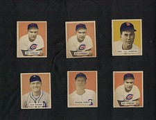 1949 Bowman Baseball singles Pick Em Numbers 154 to 239 Ex to Nr Mt