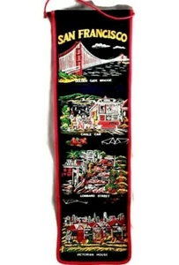 Monumentos históricos de mediados de siglo para colgar en la pared de terciopelo negro de San Francisco de colección - Imagen 1 de 7