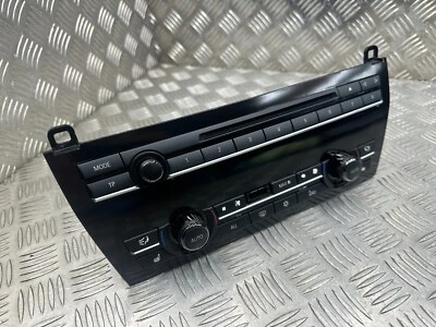 BMW F01 F02 08-12 Climate Control Radio Panel Ceramic 9216262 9328415 - Image 1 of 4