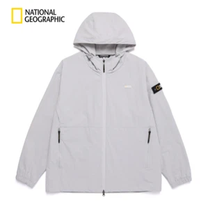 National Geographic Adelli Lightweight Woven Hooded Jacket SILVER GRE ASIAN FIT - Bild 1 von 8