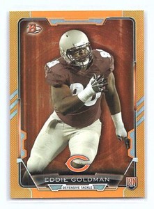 2015 Bowman #72 Eddie Goldman Rookies Orange MT/NRMT