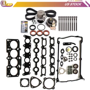 HEAD GASKET BOLTS SET TIMING BELT KIT FOR 2000-2006 AUDI VOLKSWAGEN PASSAT 1.8L - Picture 1 of 24