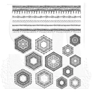 Tim Holtz Klebegummistempel - Patchworkstücke CMS270 - Bild 1 von 1