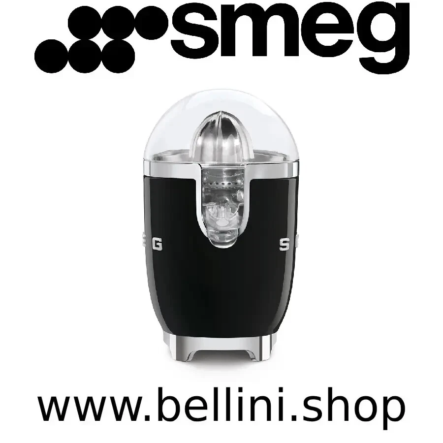 Smeg Spremiagrumi elettrico Beccuccio antigoccia 70W Nero CJF11BLEU 50's Style