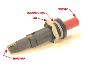 New Custom Spud Potato Launcher Piezo BBQ Grill Igniter Ignitor; Easy Install! - Picture 1 of 4