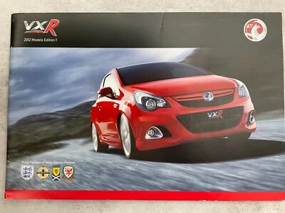 Vauxhall VXR Range UK Market Car Sales Brochure - August 2011 - Image 1 of 4