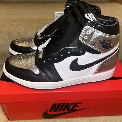 Size 9.5W - Jordan 1 High OG Metallic Silver - CD0461-001 - Image 1 of 4