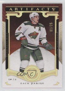 2015-16 Upper Deck Artifacts Stars Gold Spectrum /25 Zach Parise #116