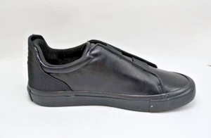 LONDON FOG Men's Francis Low Slip-On Sneakers Shoes Casual - Black Size 9M - Picture 1 of 6