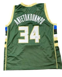 Giannis Antetokounmpo Signed “The Greek Freak” Jersey Beckett COA - Picture 1 of 2