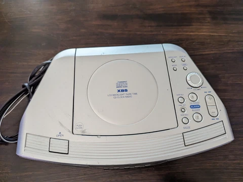 PANASONIC RC-CD500 - CD DOES NOT WORK - PARTS or ALARM/RADIO ONLY Cover