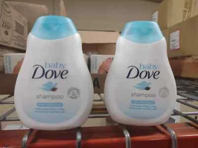 2 Champú Baby Dove Sensible Rico Hidratación Sin Desgarros Hipoalergénico 200 ml 6,7º Foto 1 de 2