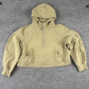 Sudadera con capucha de buceo Lululemon media cremallera de gran tamaño XL/XXL verde - Imagen 1 de 6