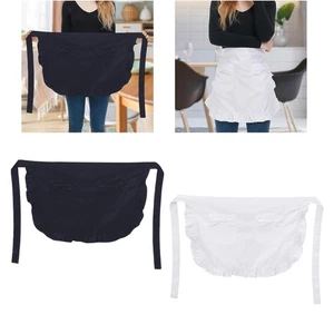 Women Waist Apron Easy to Wear Cooking Apron for Waitress Restaurant Servers - Picture 1 of 15