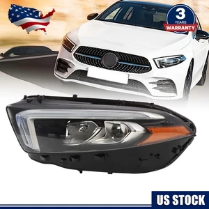Left LED Headlight For 2019 2020-2022 Mercedes Benz W177 A Class Driver Side - Picture 1 of 10